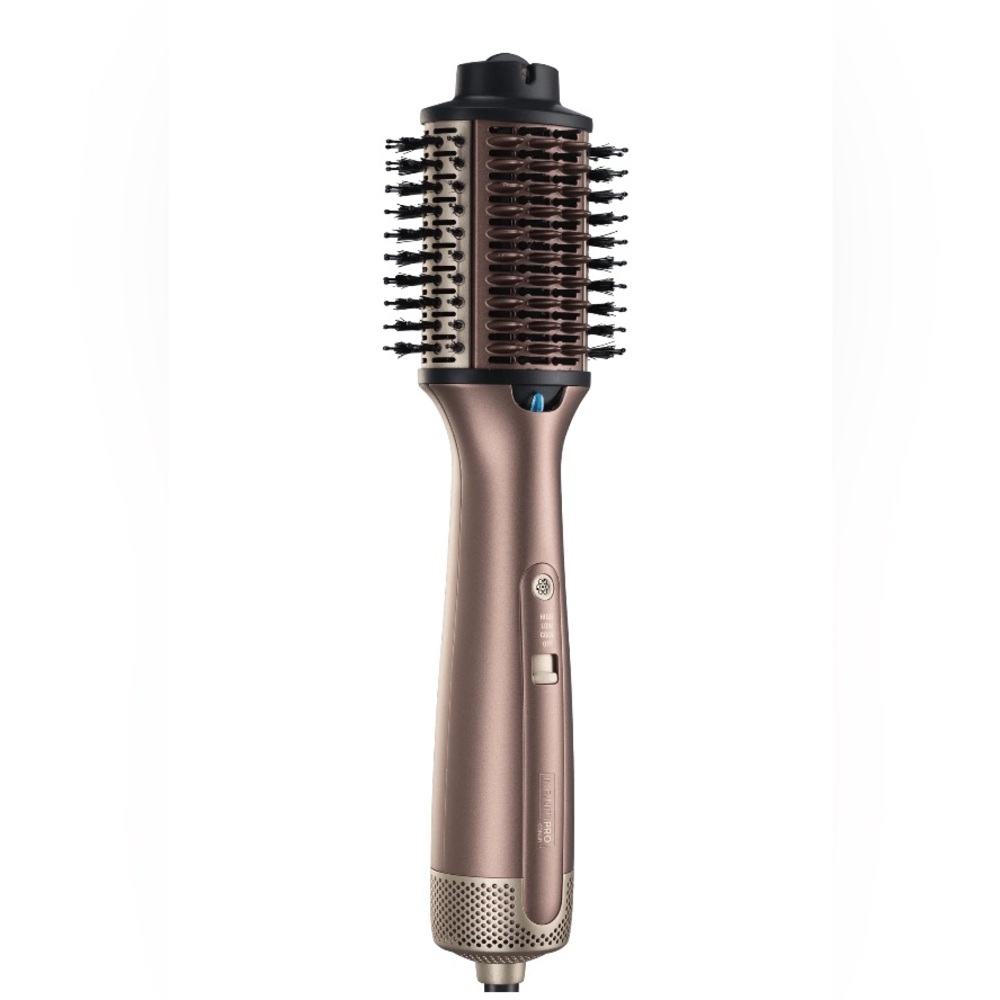 InfinitiPRO 2-in-1 Wet-to-Dry Hot Air Styler Rose Gold Hair Styling Brush (NWOT)